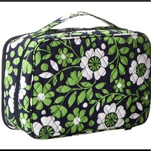 Vera Bradley Large Blush and Brush Cosmetic Case